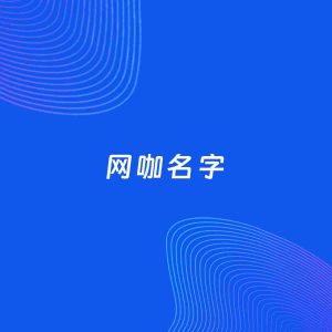 店铺起名案例：5个好听的「网咖名字」