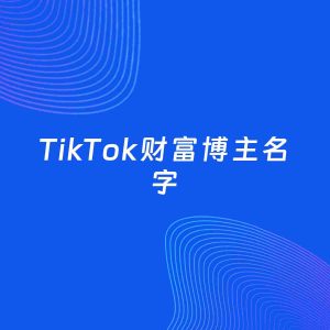 自媒体起名案例：5个好听的「财富博主TikTok名字」
