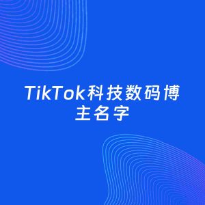 自媒体起名案例：5个好听的「科技数码博主TikTok名字」