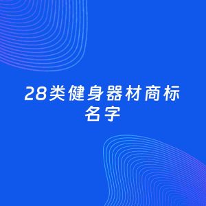 商标起名案例：5个好听的「28类健身器材名字」